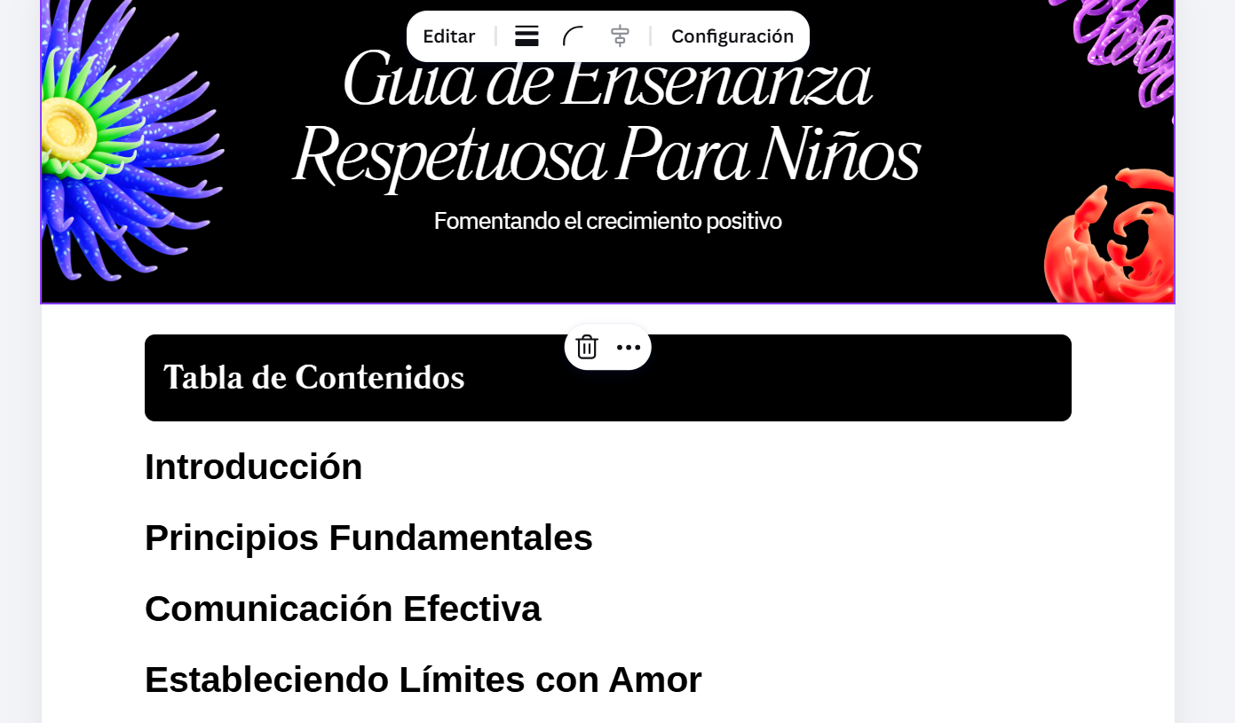 Guía Enseñanza para niños version dos